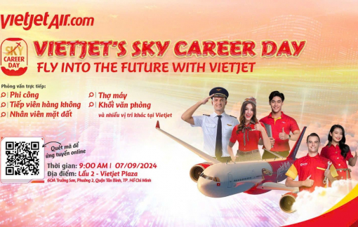 Vietjet tổ chức ngày hội tuyển dụng lớn nhất năm 2024