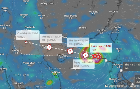 Bão số 3 có thể thành siêu bão, mang đến cuồng phong