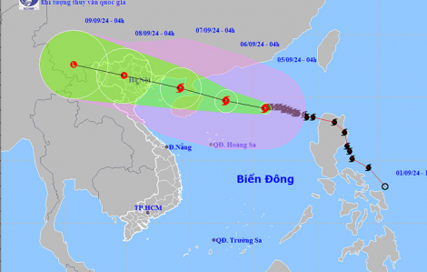 Bão số 3 mạnh cấp 15