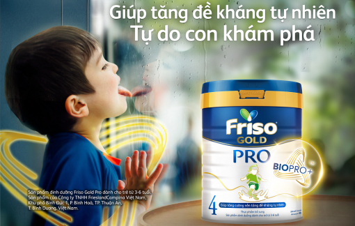 Friso hợp tác với chuỗi KhangBaby phân phối FRISO GOLD PRO siêu cao cấp giúp trẻ tăng đề kháng tự nhiên