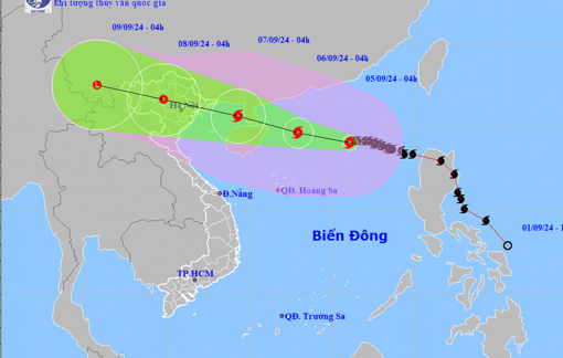 Bão số 3 mạnh cấp 15