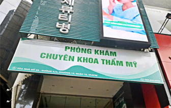 Xử phạt không xuể cơ sở thẩm mỹ “chui”