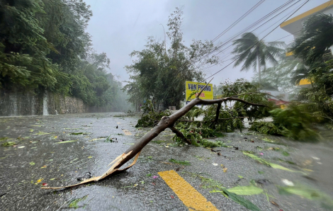 Bão Yagi áp sát vùng bờ biển Quảng Ninh - Hải Phòng