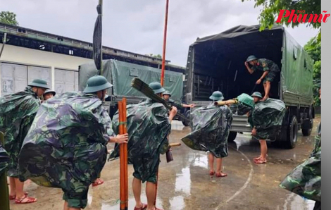 Chiến sĩ trẻ hy sinh khi chống bão Yagi