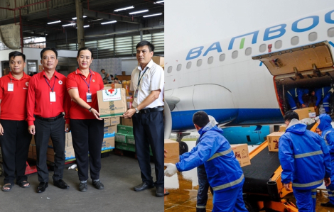 Sau 2 ngày, các hãng bay chở hàng chục tấn hàng cứu trợ miễn phí ra Bắc