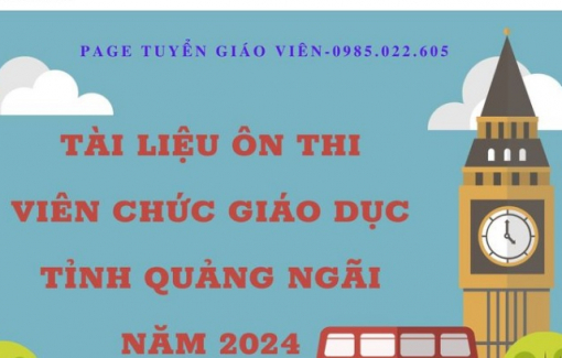 Rao bán tài liệu "giả" thi tuyển giáo viên