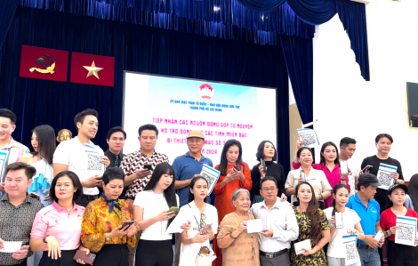 NSND Kim Xuân, Mỹ Uyên, Tạ Minh Tâm... đồng loạt chuyển khoản ủng hộ đồng bào thiệt hại vì bão lũ