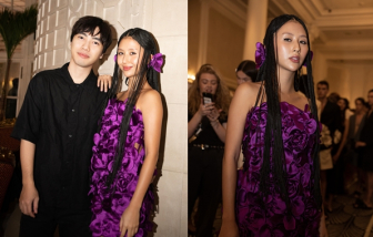 Quỳnh Anh Shyn làm vedette show Trần Hùng tại London Fashion Week