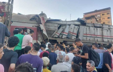 Hơn 50 người thương vong do 2 tàu hoả tông nhau ở Ai Cập