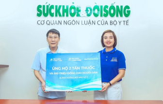 FPT Long Châu ủng hộ thêm 500 triệu đồng và 2 tấn thuốc cho người dân miền Bắc