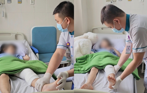 Bé gái bị cửa thang máy kẹp gãy chân vì mải xem điện thoại