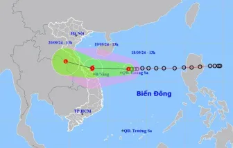 Áp thấp nhiệt đới có thể thành bão số 4, 268.806 người và trên 4.000 phương tiện ứng trực