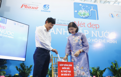 BTC “Nét đẹp ngành cấp nước TPHCM” ủng hộ đồng bào miền Bắc bị ảnh hưởng bão lũ