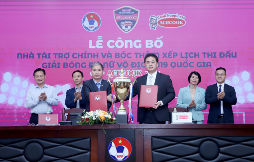 Acecook Việt Nam là nhà tài trợ chính của Giải Bóng đá nữ vô địch U19 Quốc gia - Cúp Acecook 2024