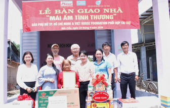 Báo Phụ nữ TPHCM trao thêm mái ấm tình thương tại tỉnh Tây Ninh