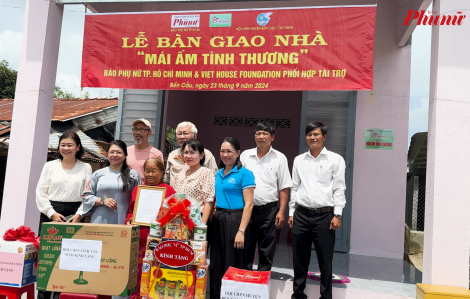 Báo Phụ nữ TPHCM trao mái ấm tình thương thứ 12 cho người dân khó khăn ở Tây Ninh