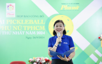 “Giải Pickleball Báo Phụ nữ TPHCM lần thứ nhất năm 2024”: Gắn kết tình thân - tăng thêm vui khỏe