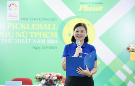 Giải Pickleball Báo Phụ nữ TPHCM lần thứ nhất năm 2024: Để cuộc sống tốt đẹp hơn