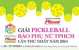 Chưa đầy 1 tuần, giải Pickleball Báo Phụ nữ TPHCM thu hút lượng lớn người chơi đăng ký