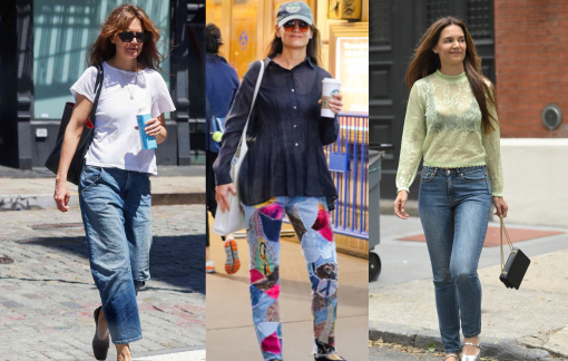 Tủ quần jeans mặc cả tháng không trùng, có chiếc giá gần 60 triệu đồng của Katie Holmes