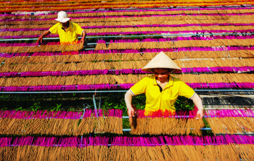 Nghề làm nhang truyền thống ở Tây Ninh được công nhận là 'di sản văn hoá phi vật thể quốc gia'