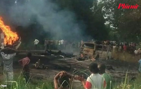 Xe bồn phát nổ khiến 94 người hôi xăng thiệt mạng