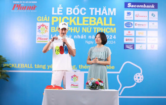 Đang bốc thăm, chia bảng đấu Giải Pickleball Báo Phụ nữ TPHCM lần thứ nhất