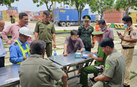 Kiểm tra 3 cảng lớn ở TP Thủ Đức, liên tiếp phát hiện 2 tài xế dương tính ma túy