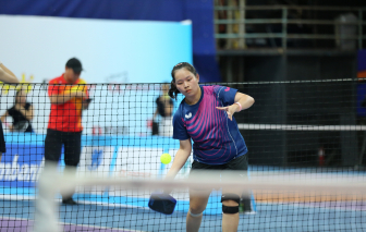 Trực tiếp: Ngày thi đấu kịch tính, hấp dẫn của Giải Pickleball Báo Phụ nữ TPHCM