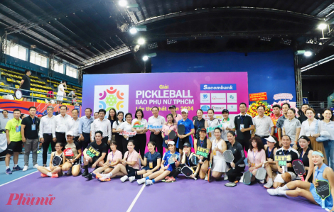 Sôi nổi Lễ khai mạc giải Pickleball Báo Phụ nữ TPHCM lần thứ 1 năm 2024
