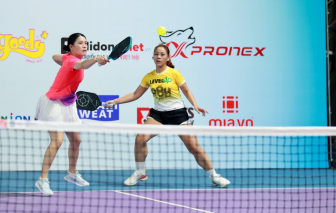 Cô giáo Phương Thảo 2 lần đăng quang Giải Pickleball Báo Phụ nữ TPHCM