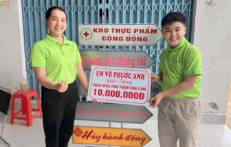 Anh hùng thực phẩm Food Hero “nhí” làm việc nghĩa