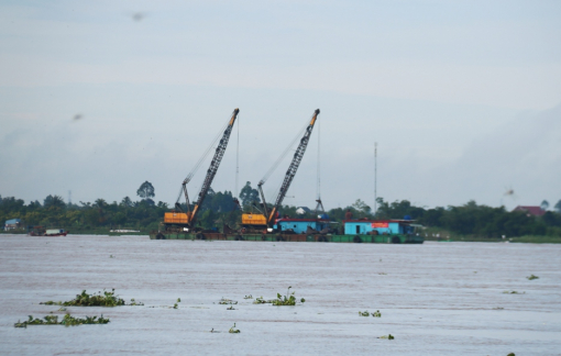 Tiền Giang sẽ khai thác mỏ cát trữ lượng hơn 1,8 triệu m3 phục vụ công trình trọng điểm