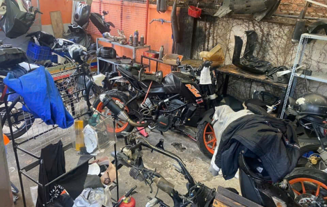 Bên trong lò chế, độ xe máy ở Đồng Nai