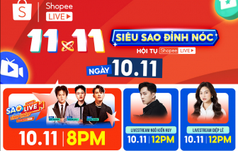 Siêu sự kiện mua sắm Shopee 11.11 hé lộ chuỗi ưu đãi và livestream “khủng” nhất năm