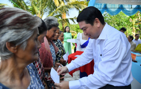 2,9 tỉ đồng xây dựng 58 căn nhà đại đoàn kết mừng Chôl Chnăm Thmây tại Kiên Giang