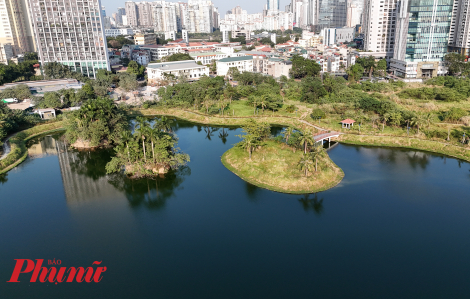 Cận cảnh công viên hồ Phùng Khoang vừa được Hà Nội chốt hạn hoàn thành
