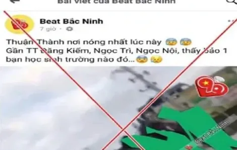 Quản trị viên trang Facebook "Beat Bắc Ninh" bị xử phạt