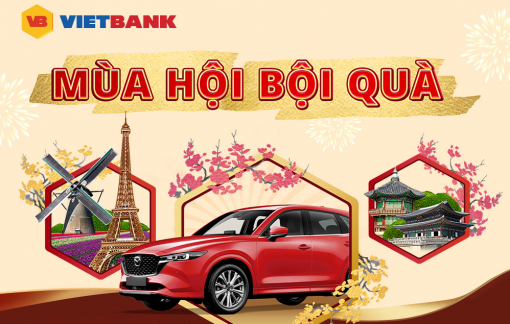 Khách hàng Vietbank có cơ hội trúng xe hơi trị giá hơn 1 tỉ đồng