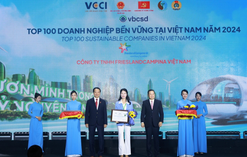 Mùa vàng gặt hái “quả ngọt”: FrieslandCampina Việt Nam tiếp tục được vinh danh tại lễ công bố Doanh nghiệp bền vững CSI 2024