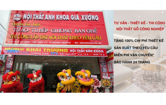 Nội thất Anh Khoa - Đơn vị thiết kế - thi công nội thất gỗ công nghiệp uy tín, tận tâm, mang lại sự tối giản cho không gian sống nhà bạn!