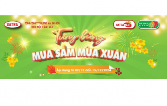 “Tưng bừng mua sắm xuân” cùng Hệ thống bán lẻ SATRA