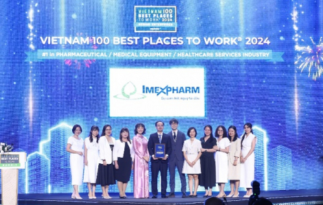 Imexpharm - Top 1 môi trường làm việc tốt nhất ngành dược Việt Nam 2024