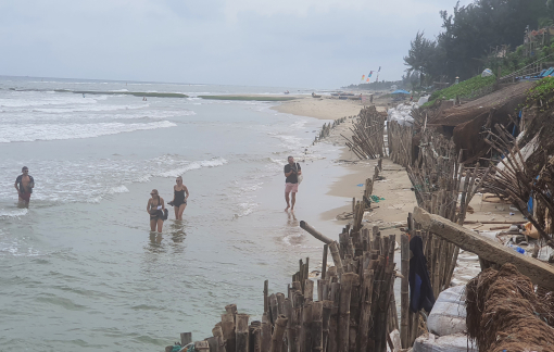Bờ biển Hội An sạt lở nghiêm trọng, nhiều du khách Tây sợ hãi hủy phòng