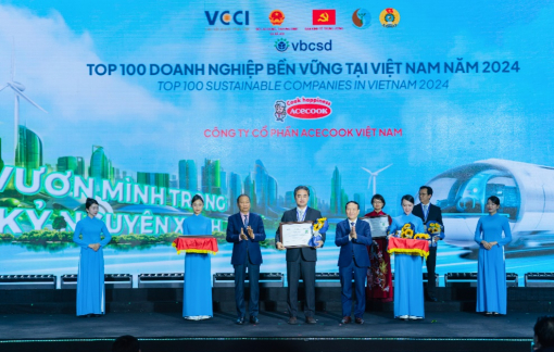 Acecook Việt Nam thăng hạng đột phá tại bảng xếp hạng Top 100 Doanh nghiệp phát triển bền vững