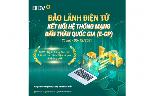 Ngân hàng tiên phong kết nối Mạng đấu thầu quốc gia để triển khai bảo lãnh dự thầu điện tử