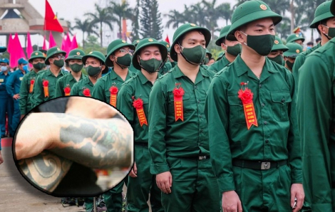 Không phải cứ có hình xăm là được miễn nghĩa vụ quân sự
