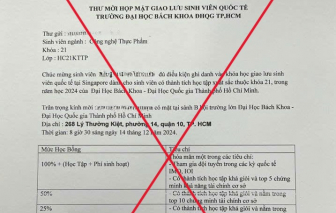 Cảnh báo chiêu trò cấp học bổng, chương trình giao lưu quốc tế để lừa tiền sinh viên