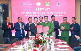 Agribank và Trung tâm RAR - Bộ Công an ký kết triển khai dịch vụ xác thực điện tử qua VNeID