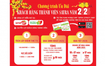 Nhiều ưu đãi dành cho khách hàng thành viên SATRA